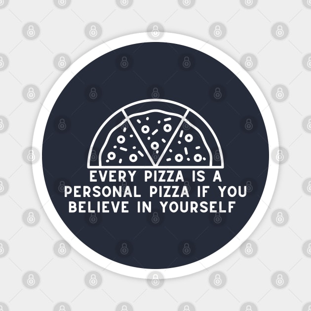 Personal Pizza Magnet by Low Life Shirts